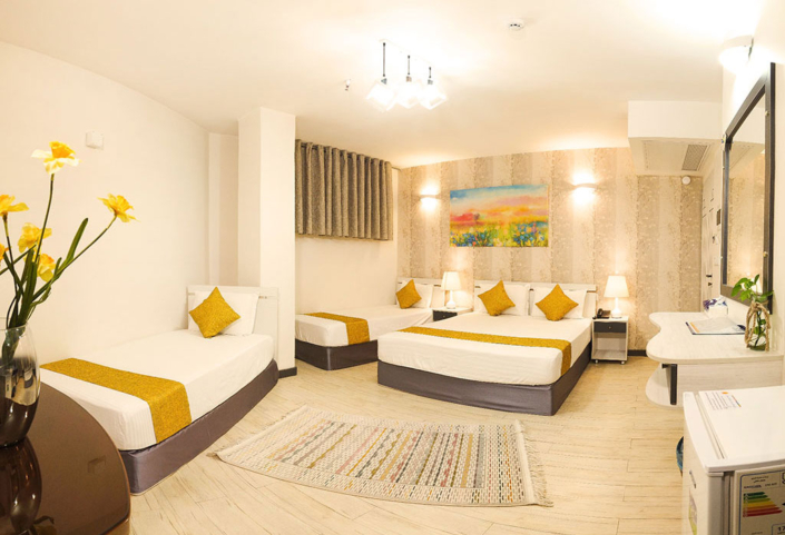 اتاق چهار تخته هتل آفتاب اصفهان